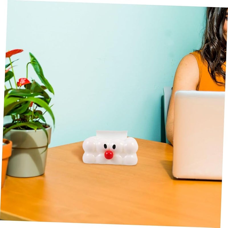 غطية علبة المناديل الكرتونية المبتكرة حامل الربيع للأنف للمكتب غرفة المعيشة السيارة - Image 3